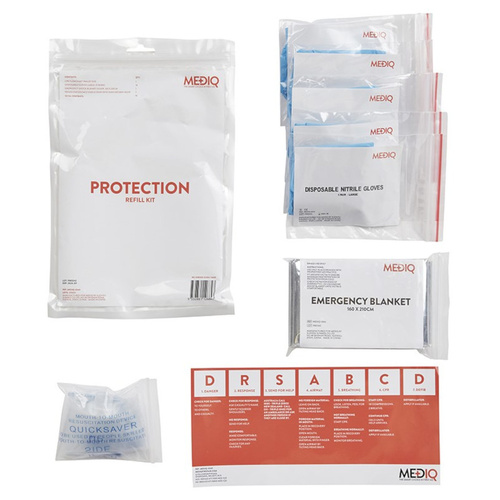 WORKWEAR, SAFETY & CORPORATE CLOTHING SPECIALISTS FIRST AID KIT REFILL MODULE #2 -PROTECTION