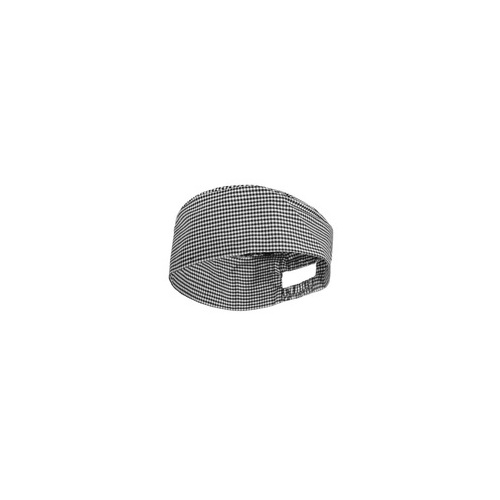 WORKWEAR, SAFETY & CORPORATE CLOTHING SPECIALISTS - CHEF'S CHECK CAP with opening at back