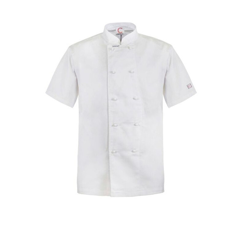 WORKWEAR, SAFETY & CORPORATE CLOTHING SPECIALISTS - CLASSIC CHEF JACKET S/S with pen pocket