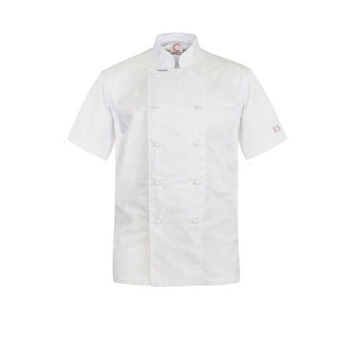 WORKWEAR, SAFETY & CORPORATE CLOTHING SPECIALISTS - LIGHTWEIGHT EXECUTIVE CHEF JACKET S/S with pen pocket