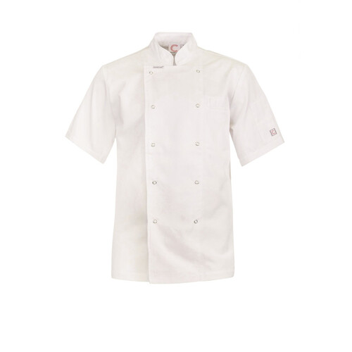 WORKWEAR, SAFETY & CORPORATE CLOTHING SPECIALISTS - EXEC CHEF JACKET S/S LIGHT