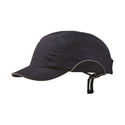 WORKWEAR, SAFETY & CORPORATE CLOTHING SPECIALISTS Bump Cap - Short Peak Navy