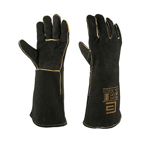WORKWEAR, SAFETY & CORPORATE CLOTHING SPECIALISTS Black & Gold Welders 16"-Black / Gold