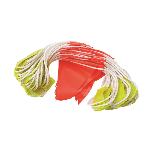 WORKWEAR, SAFETY & CORPORATE CLOTHING SPECIALISTS 30m Day/Night Bunting Orange/Yellow