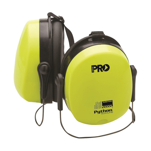 WORKWEAR, SAFETY & CORPORATE CLOTHING SPECIALISTS Python Slimline Neckband Earmuffs Class 4, -23db