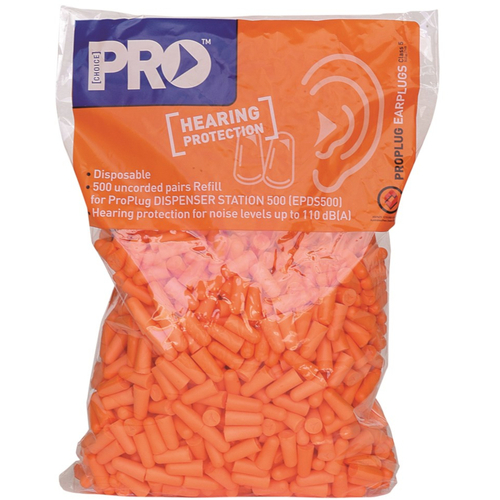 WORKWEAR, SAFETY & CORPORATE CLOTHING SPECIALISTS 500 pair ProBULLET Refill Bag for Dispenser Station