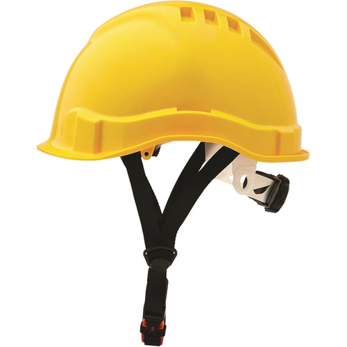 WORKWEAR, SAFETY & CORPORATE CLOTHING SPECIALISTS - V6 Hard Hat Unvented Micro Peak Ratchet Harness Linesman
