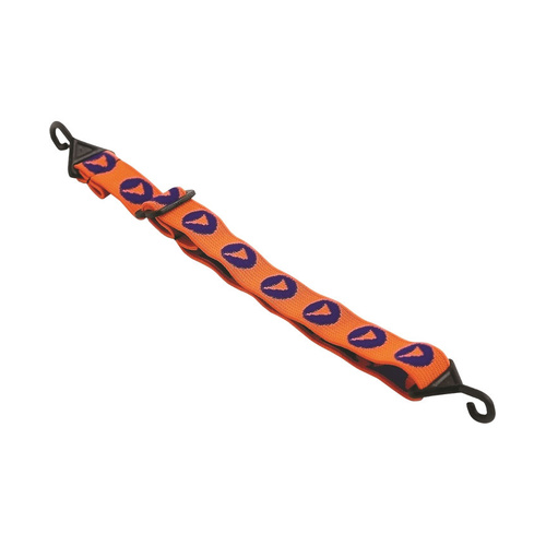 WORKWEAR, SAFETY & CORPORATE CLOTHING SPECIALISTS Hard Hat Chin Strap Orange/Blue