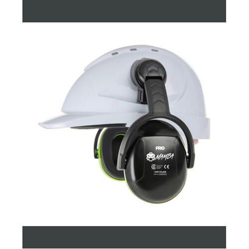 WORKWEAR, SAFETY & CORPORATE CLOTHING SPECIALISTS - MAMBA SLIMLINE PRO SERIES CAP MOUNTED EARMUFF