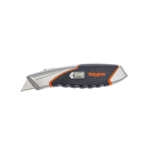 WORKWEAR, SAFETY & CORPORATE CLOTHING SPECIALISTS - RONSTA KNIVES AUTO-RETRACTABLE SAFETY KNIFE WITH ERGONOMIC GRIP