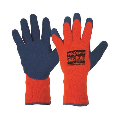 WORKWEAR, SAFETY & CORPORATE CLOTHING SPECIALISTS DISCONTINUED - Prosense Arctic Pro With Blue Latex Palm Gloves