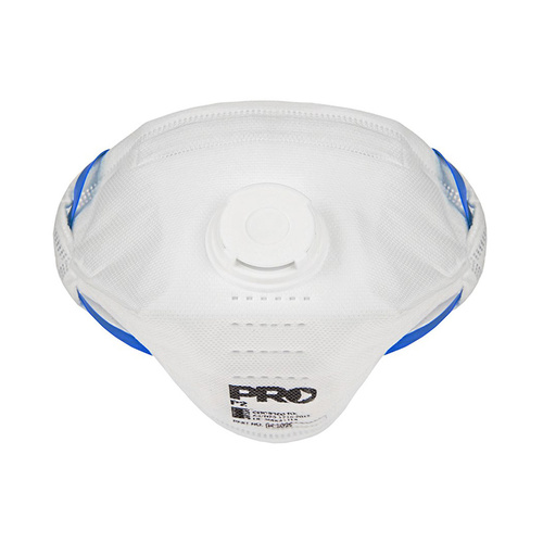 WORKWEAR, SAFETY & CORPORATE CLOTHING SPECIALISTS DISCONTINUED - Horizontal Flat Fold P2 Respirator with Valve Box of 10