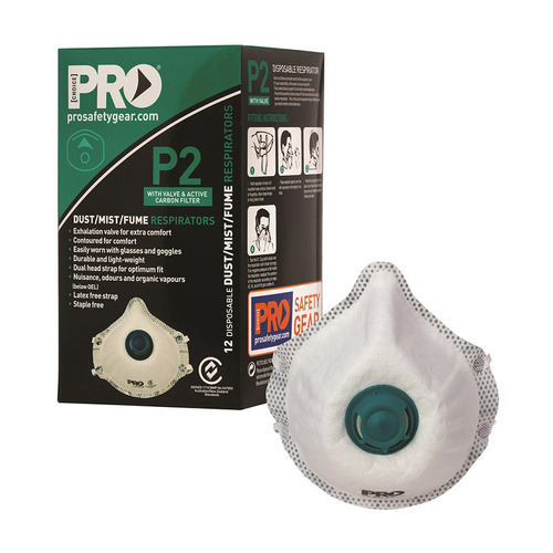 WORKWEAR, SAFETY & CORPORATE CLOTHING SPECIALISTS Dust Masks P2+Valve+Carbon