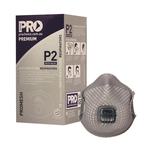 WORKWEAR, SAFETY & CORPORATE CLOTHING SPECIALISTS Dust Masks Promesh P2+Valve