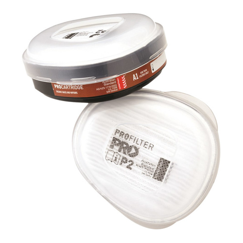 WORKWEAR, SAFETY & CORPORATE CLOTHING SPECIALISTS A1P2 Cartridges to fit HMTPM (Pair)