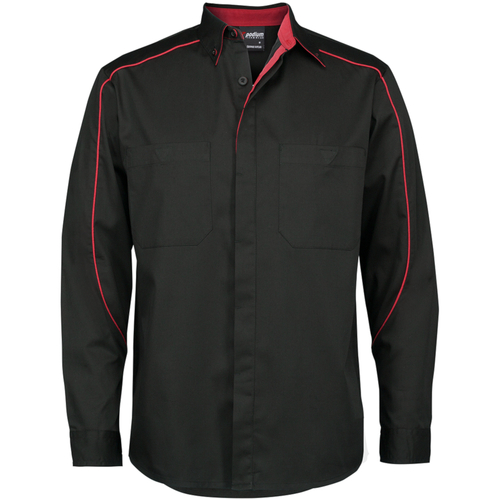 WORKWEAR, SAFETY & CORPORATE CLOTHING SPECIALISTS - PODIUM L/S INDUSTRY SHIRT