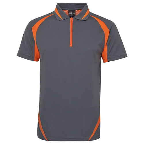 WORKWEAR, SAFETY & CORPORATE CLOTHING SPECIALISTS - PODIUM ZIP POLY POLO