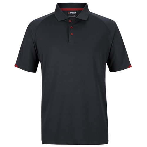 WORKWEAR, SAFETY & CORPORATE CLOTHING SPECIALISTS - PODIUM CONTRAST STRETCH POLO