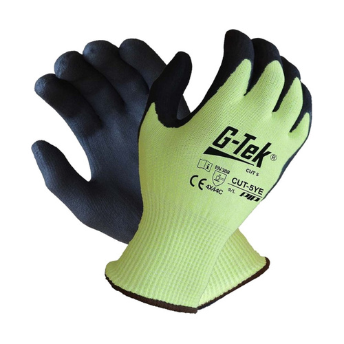 WORKWEAR, SAFETY & CORPORATE CLOTHING SPECIALISTS G-TEK CUT 5 HPPE GLASS LINER HI-VIS