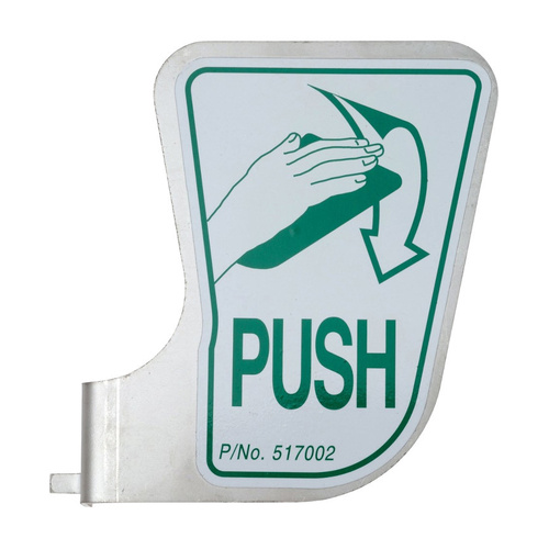 WORKWEAR, SAFETY & CORPORATE CLOTHING SPECIALISTS Push Handle Horizontal Assembly