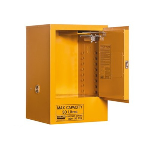 WORKWEAR, SAFETY & CORPORATE CLOTHING SPECIALISTS Flammable Storage Cabinet 30L 1 Door, 1 Shelf