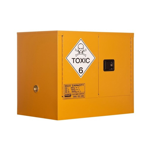 WORKWEAR, SAFETY & CORPORATE CLOTHING SPECIALISTS TOXIC SUBSTANCE STORAGE CABINET: 100L - 2 DOORS - 1 SHELF