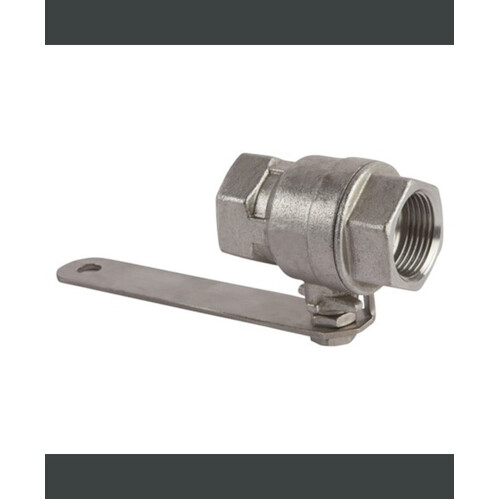 WORKWEAR, SAFETY & CORPORATE CLOTHING SPECIALISTS PRATT 25mm S/STEEL BALL VALVE WITH LEVER ARM SUITS ALL ELITE SHOWERS