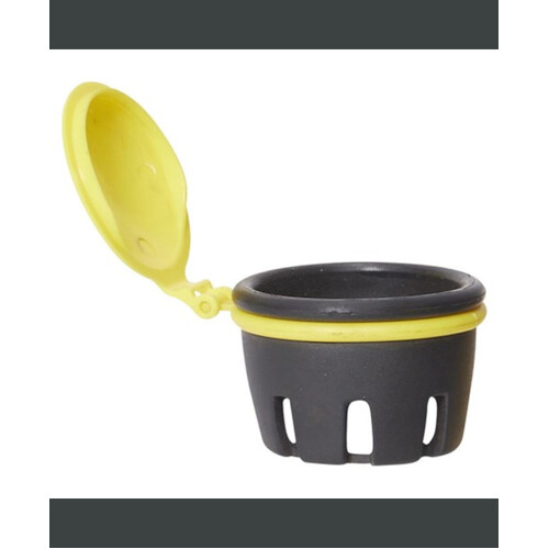 WORKWEAR, SAFETY & CORPORATE CLOTHING SPECIALISTS - PRATT RUBBER EYEWASH CUP WITH YELLOW DUST CAP SUITS ALL ELITE EYEWASH