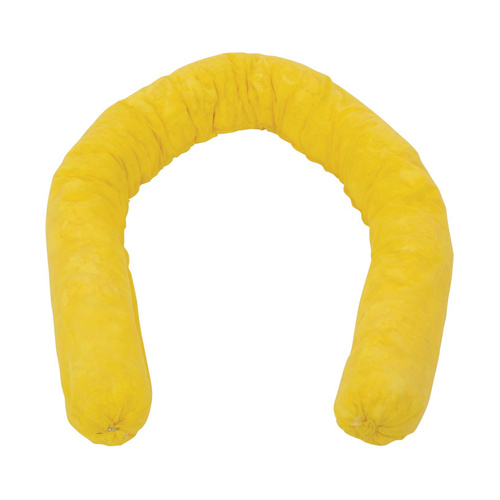 WORKWEAR, SAFETY & CORPORATE CLOTHING SPECIALISTS Yellow Hazchem Boom 420g / 7.6cm X 1.2m