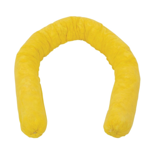 WORKWEAR, SAFETY & CORPORATE CLOTHING SPECIALISTS Yellow Hazchem Boom 840g / 7.6cm X 2.4m