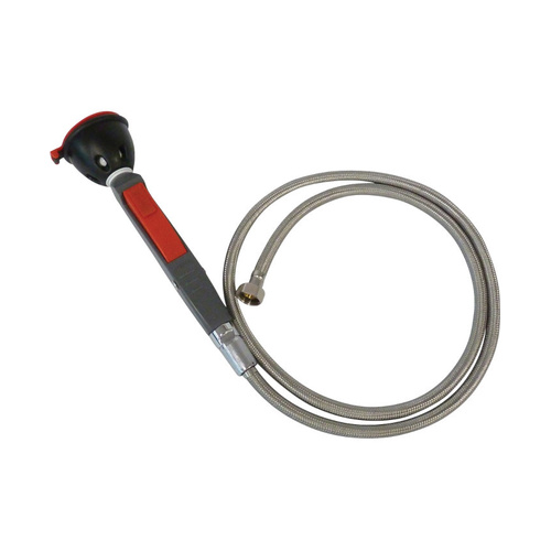 WORKWEAR, SAFETY & CORPORATE CLOTHING SPECIALISTS Hand Held Drench Hose Single Non Aerated Eye Wash 1.5M Hose