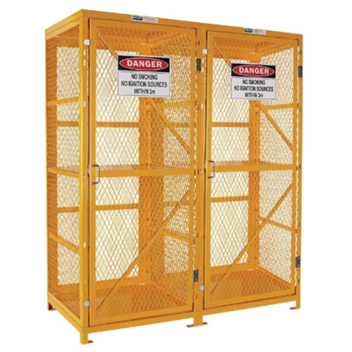 WORKWEAR, SAFETY & CORPORATE CLOTHING SPECIALISTS Forklift Storage Cage. 2 Storage Levels Up To 16 Forklift Cylinders