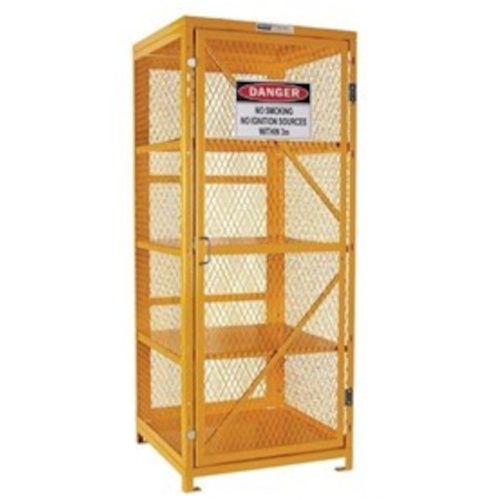 WORKWEAR, SAFETY & CORPORATE CLOTHING SPECIALISTS Aerosol Storage Cage. 4 Storage Levels Up To 400 Cans. (Comes Flat Packed - Assembly Required)