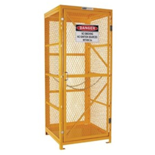WORKWEAR, SAFETY & CORPORATE CLOTHING SPECIALISTS Gas Cylinder Storage Cage. 1 Storage Level Up To 9 G-Sized Cylinders