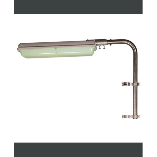 WORKWEAR, SAFETY & CORPORATE CLOTHING SPECIALISTS - PRATT WEATHER RESISTANT GREEN POLE MOUNT LED LIGHT ASSEMBLY