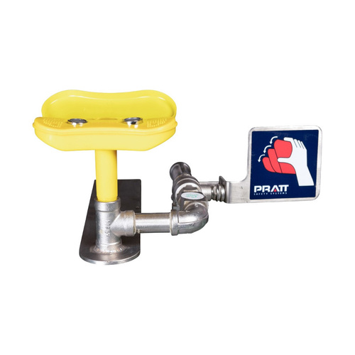 WORKWEAR, SAFETY & CORPORATE CLOTHING SPECIALISTS WALL MOUNTED EYE & FACE WASH - NO BOWL OR FOOT TREADLE