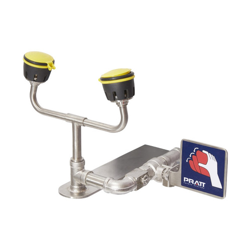 WORKWEAR, SAFETY & CORPORATE CLOTHING SPECIALISTS WALL MOUNTED EYE WASH - NO BOWL OR FOOT TREADLE