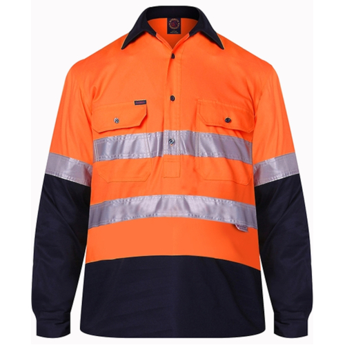 WORKWEAR, SAFETY & CORPORATE CLOTHING SPECIALISTS - Closed Front 2 Tone with 3M 8910 Reflective Tape