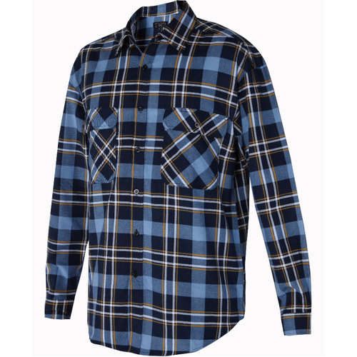 WORKWEAR, SAFETY & CORPORATE CLOTHING SPECIALISTS - Open Front Flannelette Shirt