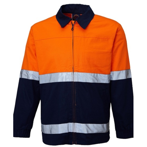 WORKWEAR, SAFETY & CORPORATE CLOTHING SPECIALISTS - Drill Jacket With 50MM Reflective Tape