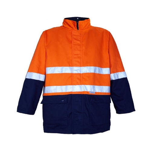 WORKWEAR, SAFETY & CORPORATE CLOTHING SPECIALISTS - 4 in 1 Jacket TwoTone Tape