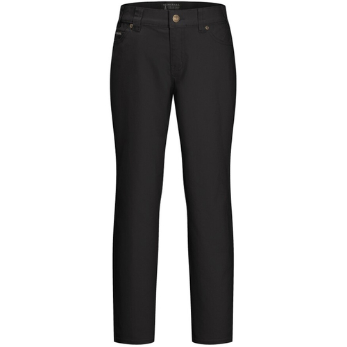 WORKWEAR, SAFETY & CORPORATE CLOTHING SPECIALISTS - Ladies Cotton Stretch Jean Mid Rise - Straight Leg - Classic Fit