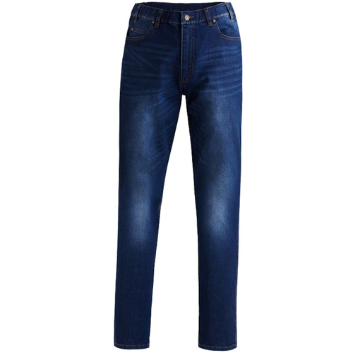 WORKWEAR, SAFETY & CORPORATE CLOTHING SPECIALISTS Distressed Denim Stretch Jean