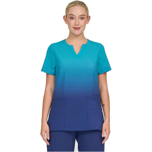 WORKWEAR, SAFETY & CORPORATE CLOTHING SPECIALISTS - Ombre Print Top