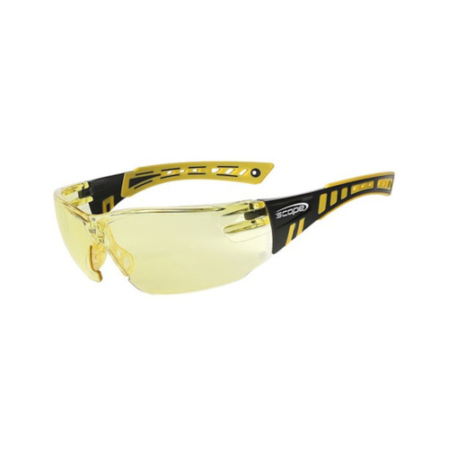 WORKWEAR, SAFETY & CORPORATE CLOTHING SPECIALISTS Speed Yellow/Black Frame Titanium AF/AS Amber Lens