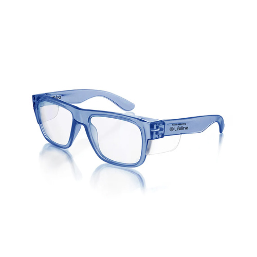 WORKWEAR, SAFETY & CORPORATE CLOTHING SPECIALISTS - Fusions Blue Frame/Clear