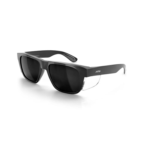 WORKWEAR, SAFETY & CORPORATE CLOTHING SPECIALISTS Fusions XL Black Frame Polarised Lens