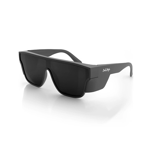 WORKWEAR, SAFETY & CORPORATE CLOTHING SPECIALISTS - Primes Matte Black Frame Polarised Lens