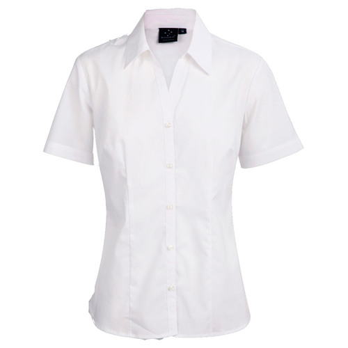 WORKWEAR, SAFETY & CORPORATE CLOTHING SPECIALISTS - Ladies S/S Teflon shirt