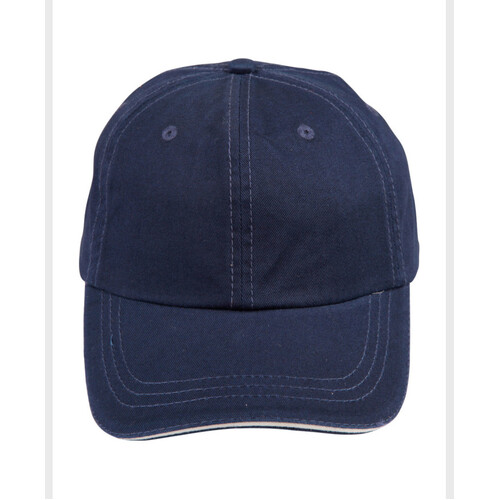 WORKWEAR, SAFETY & CORPORATE CLOTHING SPECIALISTS Washed polo cotton unstructured cap sandwich cap